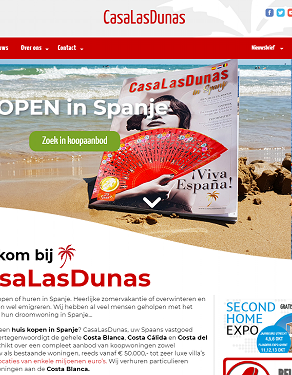 Casa Las Dunas plaatst woningaanbod